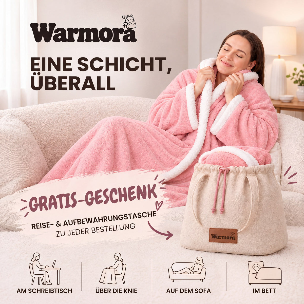 Warm bleiben ohne sich in Decken einzuhüllen